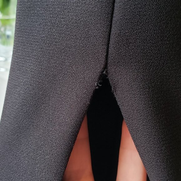 Long, Halter Black Cocktail Dress - Picture 11 of 15